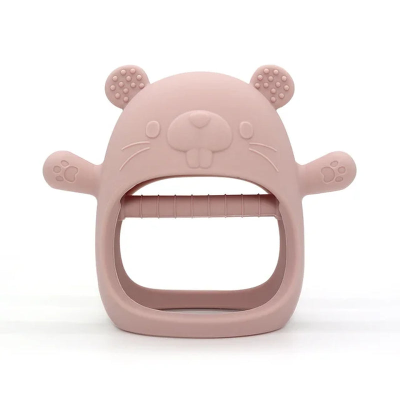 Baby Silicone Teether Gloves Pacifiers Kids Teething Toys Newborn Dental Care Gums Anti-Eating Hand Molar Stick Baby Items
