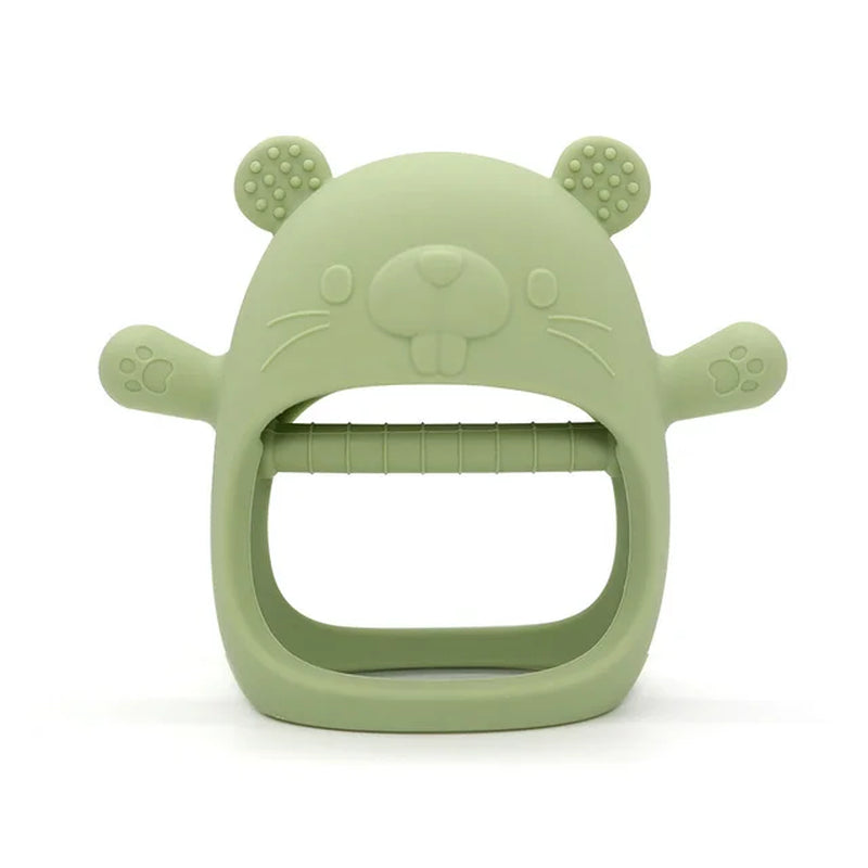 Baby Silicone Teether Gloves Pacifiers Kids Teething Toys Newborn Dental Care Gums Anti-Eating Hand Molar Stick Baby Items