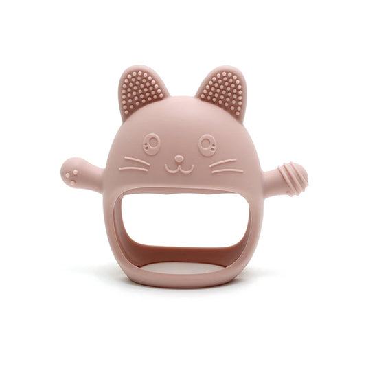 Baby Silicone Teether Gloves Pacifiers Kids Teething Toys Newborn Dental Care Gums Anti-Eating Hand Molar Stick Baby Items
