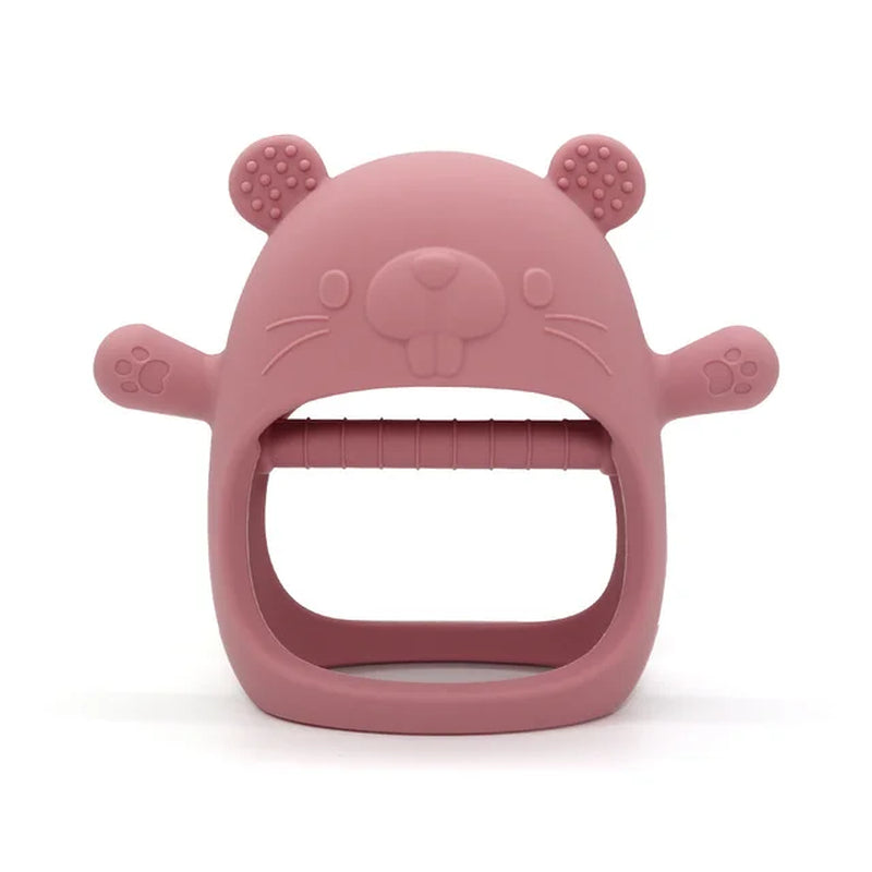 Baby Silicone Teether Gloves Pacifiers Kids Teething Toys Newborn Dental Care Gums Anti-Eating Hand Molar Stick Baby Items